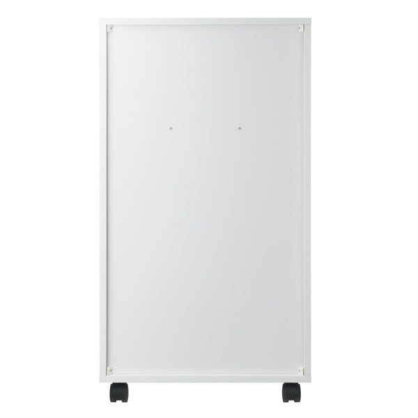 Winsome Wood Halifax Multi-storage Mobile Cabinet With Bins & Drawers - Versatile Organizer For Any Space White Composite Wood 10719-winsome-wood