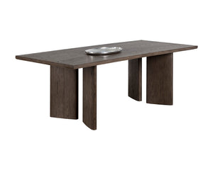 Giulietta Dining Table - Rectangular - Dark Brown - 90.5" 107268 Sunpan