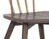 Demi Dining Chair - Distressed Brown 107287 Sunpan