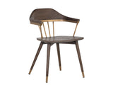 Demi Dining Chair - Distressed Brown 107287 Sunpan