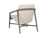 Cinelli Lounge Chair - Ash Grey - Astoria Cream Leather 107291 Sunpan