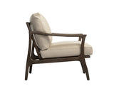 Lindley Lounge Chair - Astoria Cream Leather 107301 Sunpan