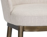 Franklin Counter Stool - Beige Linen 107318 Sunpan