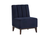 Kosovo Modular Banquette - Single Seat - Abbington Navy 107346 Sunpan