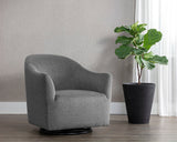 Silvana Glider Lounge Chair - Belfast Koala Grey 107421 Sunpan