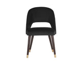 Monae Dining Chair - Abbington Black 107439 Sunpan