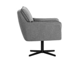 Florelle Swivel Lounge Chair - Belfast Koala Grey 107440 Sunpan