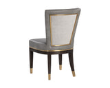 Alister Dining Chair - Bravo Metal / Polo Club Stone 107445 Sunpan