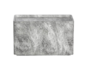 Liza Side Table - Marble Look - Grey 107471 Sunpan