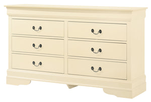 English Elm Louisphillipe G02175-D Beige Dresser - Classic Elegance, Durable Design & Ample Storage For Bedrooms B078107853