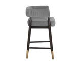 Callem Counter Stool - Antonio Charcoal 107537 Sunpan