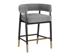 Callem Counter Stool - Antonio Charcoal 107537 Sunpan