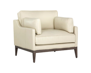 Mackenzie Armchair - Astoria Cream Leather 107547 Sunpan