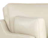 Mackenzie Armchair - Astoria Cream Leather 107547 Sunpan