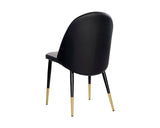 Kline Dining Chair - Dillon Stratus / Dillon Black 107646 Sunpan