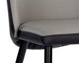 Kline Dining Chair - Dillon Stratus / Dillon Black 107646 Sunpan