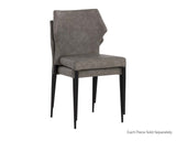 James Stackable Dining Chair - Bounce Smoke 107684 Sunpan