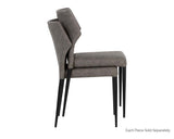 James Stackable Dining Chair - Bounce Smoke 107684 Sunpan