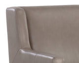 Talula Lounge Chair - Alpine Grey Leather 107697 Sunpan