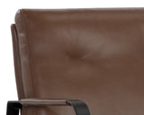 Sterling Lounge Chair - Missouri Mahogany Leather 107698 Sunpan