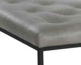 Endall Ottoman - Black - Bravo Metal 107720 Sunpan