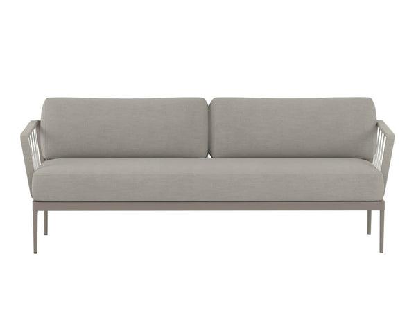 Catania Sofa - Grey - Palazzo Taupe 107729 Sunpan