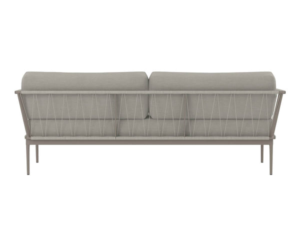 Catania Sofa - Grey - Palazzo Taupe 107729 Sunpan