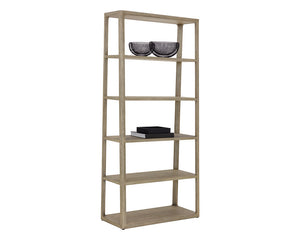 Doncaster Bookcase - Large - Smoke Grey 107734 Sunpan