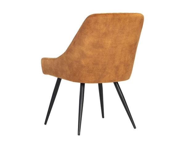 Chardon Dining Chair - Nono Tapenade Gold 107759 Sunpan