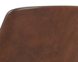 Lucier Lounge Chair - Belfast Oatmeal / Bravo Cognac 107760 Sunpan