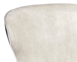 Weller Swivel Lounge Chair - Nono Cream / Nono Dark Green 107761 Sunpan