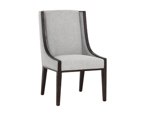 Idalia Dining Chair - Brown - Belfast Heather Grey 107762 Sunpan