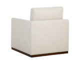 Portman Swivel Lounge Chair - Effie Linen 107767 Sunpan