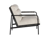 Tristen Lounge Chair - Nono Cream / Nono Dark Green 107777 Sunpan