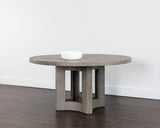 Elma Dining Table - Ash Grey - 60" 107785 Sunpan