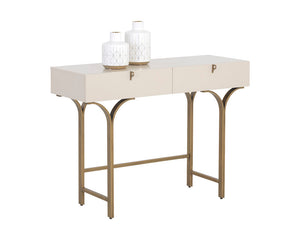 Celine Console Table - Cream 107849 Sunpan