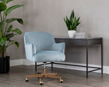Karina Office Chair - Cornflower Blue Sky 107853 Sunpan