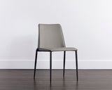 Renee Stackable Dining Chair - Dillon Stratus / Dillon Black 107879 Sunpan