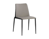 Renee Stackable Dining Chair - Dillon Stratus / Dillon Black 107879 Sunpan