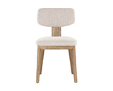 Rickett Dining Chair - Weathered Oak - Dove Cream 107883 Sunpan