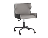 Gianni Office Chair - Dillon Stratus / Dillon Black 107887 Sunpan