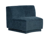 Jaclyn Modular - Armless Chair - Danny Dusty Blue 107896 Sunpan