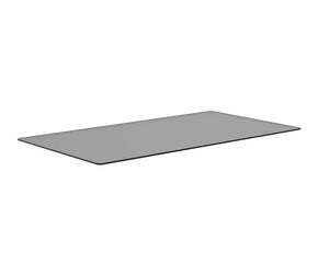 Glass Dining Table Top - Rectangular - Smoke Grey - 86.5" 107913 Sunpan