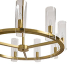 Clarabelle Chandelier - Small - Brass 107926 Sunpan