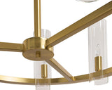 Clarabelle Chandelier - Small - Brass 107926 Sunpan