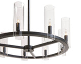 Clarabelle Chandelier - Small - Black 107927 Sunpan