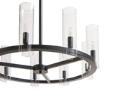 Clarabelle Chandelier - Small - Black 107927 Sunpan