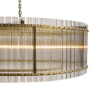 Kore Chandelier - Large - Brass - Clear 107929 Sunpan