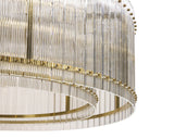 Kore Chandelier - Large - Brass - Clear 107929 Sunpan