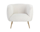 Amara Lounge Chair - Copenhagen White 107961 Sunpan